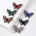 thumbnail image 2 of K-KED Vintage Crystal Butterfly Brooches for Women Coat Delicate Jewelry Party Ornaments-_-White, 2 of 9