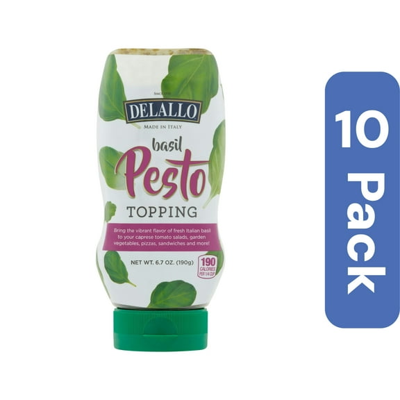 Delallo Basil Pesto Sauce 6.7 oz (Pack of 10)
