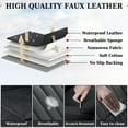 thumbnail image 5 of Coverado Car Seat Covers 2 Seats, Waterproof Faux Leather Front Seat Protectors, Auto Interior Cushions Universal Fit for Most Cars, Black, 5 of 9