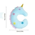 thumbnail image 3 of CIYISON Kids Travel Neck Pillow Unicorns Memory Foam Pillow Ushaped Airplanes Car Flight Head Neck Support Pillow, 3 of 18