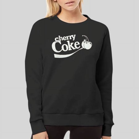 1975GStyle Loft-WM160 NEW BRAND. A sweatshirt is a fashion item Graphic Caca Cola Cherry Coke Sweatshirt