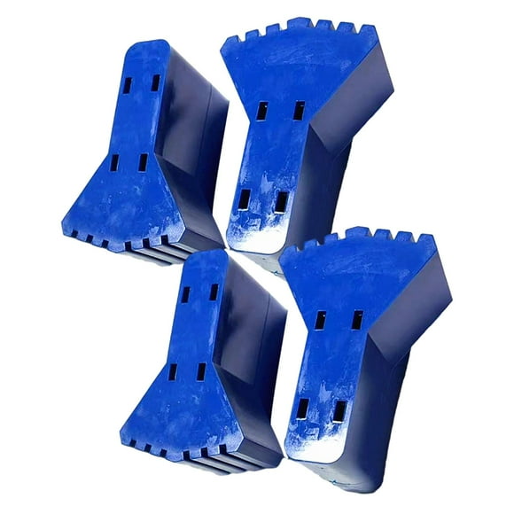 4 Protectores para Patas de Escalera. Alfombrillas Antideslizantes para Escaleras. Prácticos Protectores Antideslizantes de Repuesto. Almohadillas Par