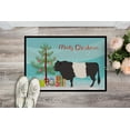 thumbnail image 2 of Caroline's Treasures BB9198MAT Belted Galloway Cow Christmas Door Mat, Indoor Rug or Outdoor Welcome Mat 18x27 Doormat ,, 2 of 4