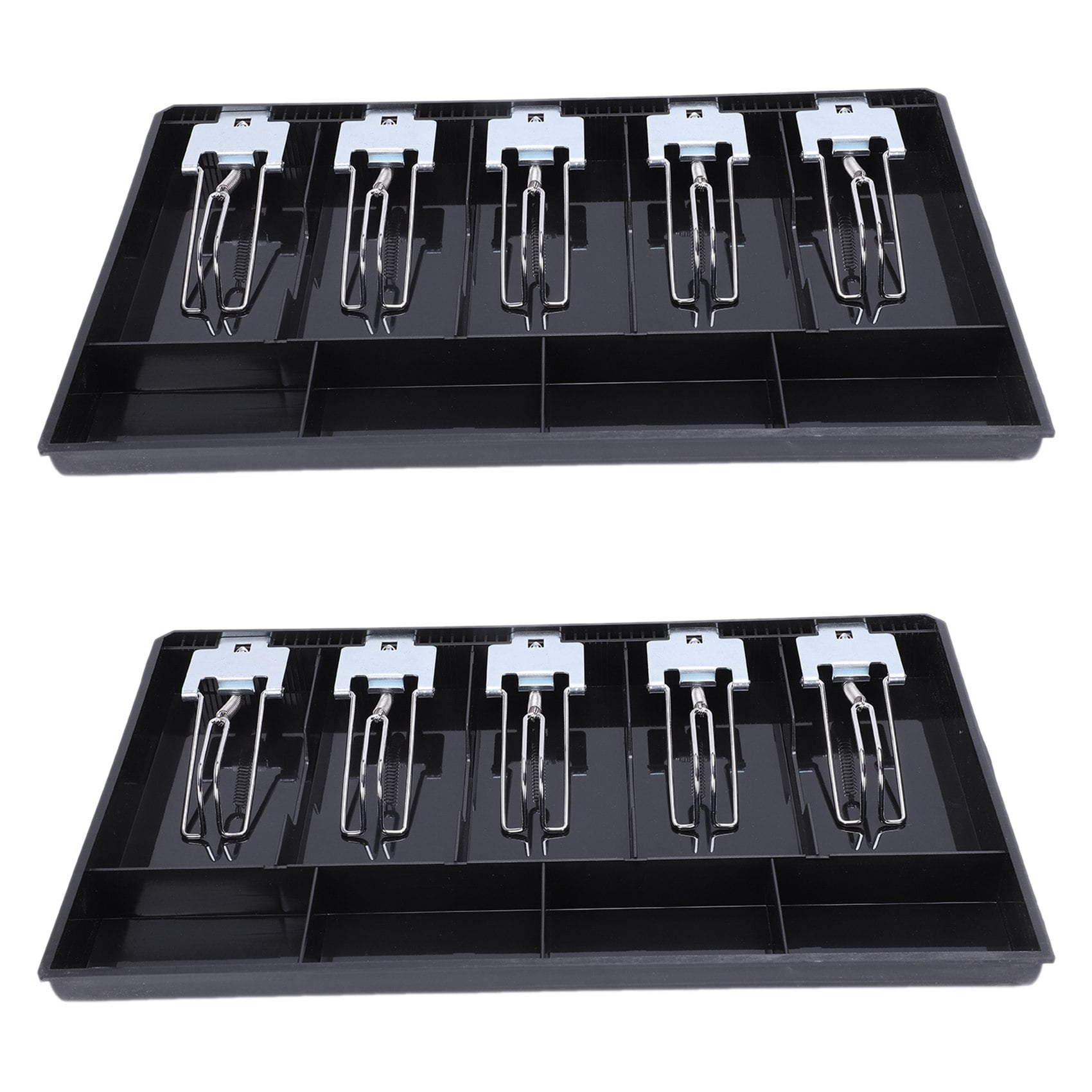 2X 5Grid Money Cash Coin Register Insert Tray Replacement Cashier