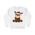 thumbnail image 2 of Women's Cute Baby Rudolph Christmas Sweatshirt, Funny Christmas Sweater, 2 of 9