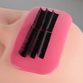 thumbnail image 3 of Qarigey Paquete de 4 almohadillas de silicona para pestañas Skin Affinity Save Time Lash Extension Supplies para salones de belleza o personal Ayudas para vestirse con gancho de botón Rosado, 3 of 6