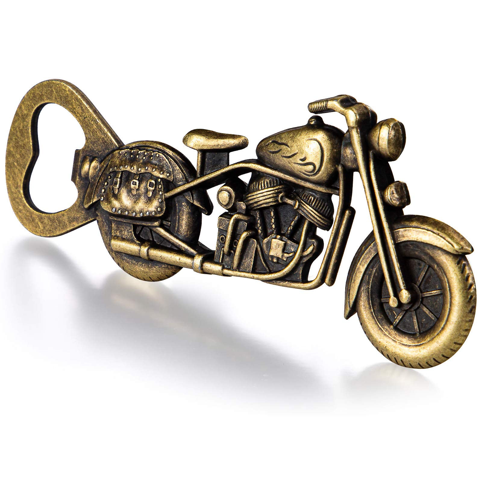 Vintage Motorcycle Beer Bottle Opener Gifts for Men Husband Dad Christmas Motorcycle Gifts for Men Unique Birthday Christmas Stockings Gifts Cool Gadgets 