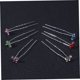 thumbnail image 4 of unbranded 30Ud Horquillas De Cristal Multicolor Para Peinados Y, 4 of 8