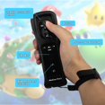 thumbnail image 3 of Mando a distancia y Nunchuk para Wii, mando a distancia Plus para Wii con Motion Plus y Nunchuck, mando a distancia Joystick para Wii Control remoto de juegos con funda de silicona negro BANYUO  Hogar, 3 of 6
