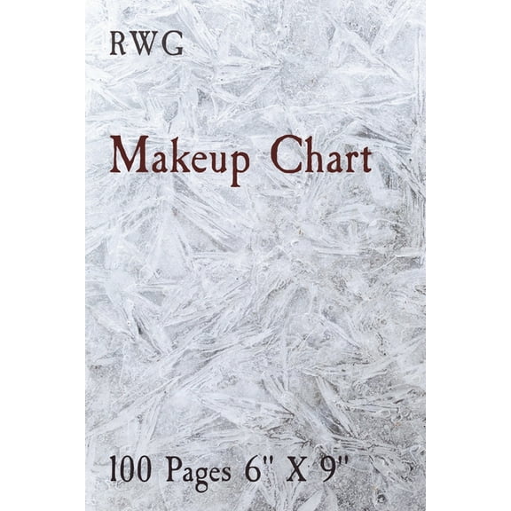 Makeup Chart: 100 Pages 6" X 9", (Paperback)