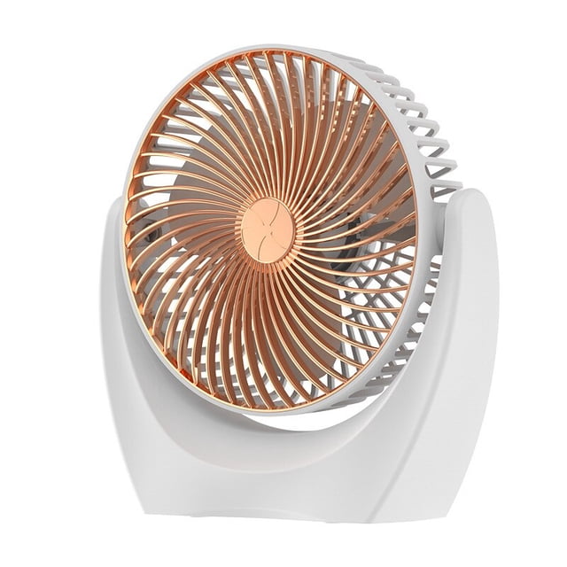 Mini ventilador de carga USB portátil, Enfriador de aire silencioso de mano, ventilador de escritorio ajustable de tres velocidades, escritorio, oficina y dormitorio Fivean unisex