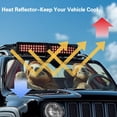 thumbnail image 4 of XYZCANDO Funny Sloth Windshield Sun Shade Sun Visor Windshield Shade Blocks UV Rays Compatible with 2007-2024 Wrangler Rubicon Sahara TJ JK JKU 2 & 4 Door Shades Heat Shield, 4 of 7
