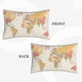 thumbnail image 4 of Bixox Vintage World Map1 Printed Pillow Protector,Super Soft Ideal for Home,Guests,Rentals - 20"x30", 4 of 8