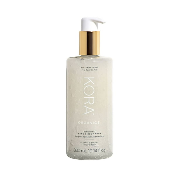 Gel de baño para manos y cuerpo KORA Organics Renewing, 300 ml, certificado orgánico