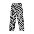 thumbnail image 5 of Easygdp Weave Geometric Men's Pajama Pant, Sleep Elastic Waistband Lounge Pants - Large, 5 of 9