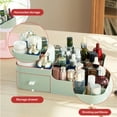 thumbnail image 4 of Bewildely Caja de almacenamiento de cosméticos Tipo de cajón Contenedor organizador de maquillaje de escritorio Type2 NO2, 4 of 6