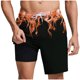 thumbnail image 1 of Pantalones Cortos para Hombre Cintura Elástica con Bolsillos, Forro de Impresión de Moda Casual para la Playa, Al Aire Libre Y el Uso Diario, 1 of 6