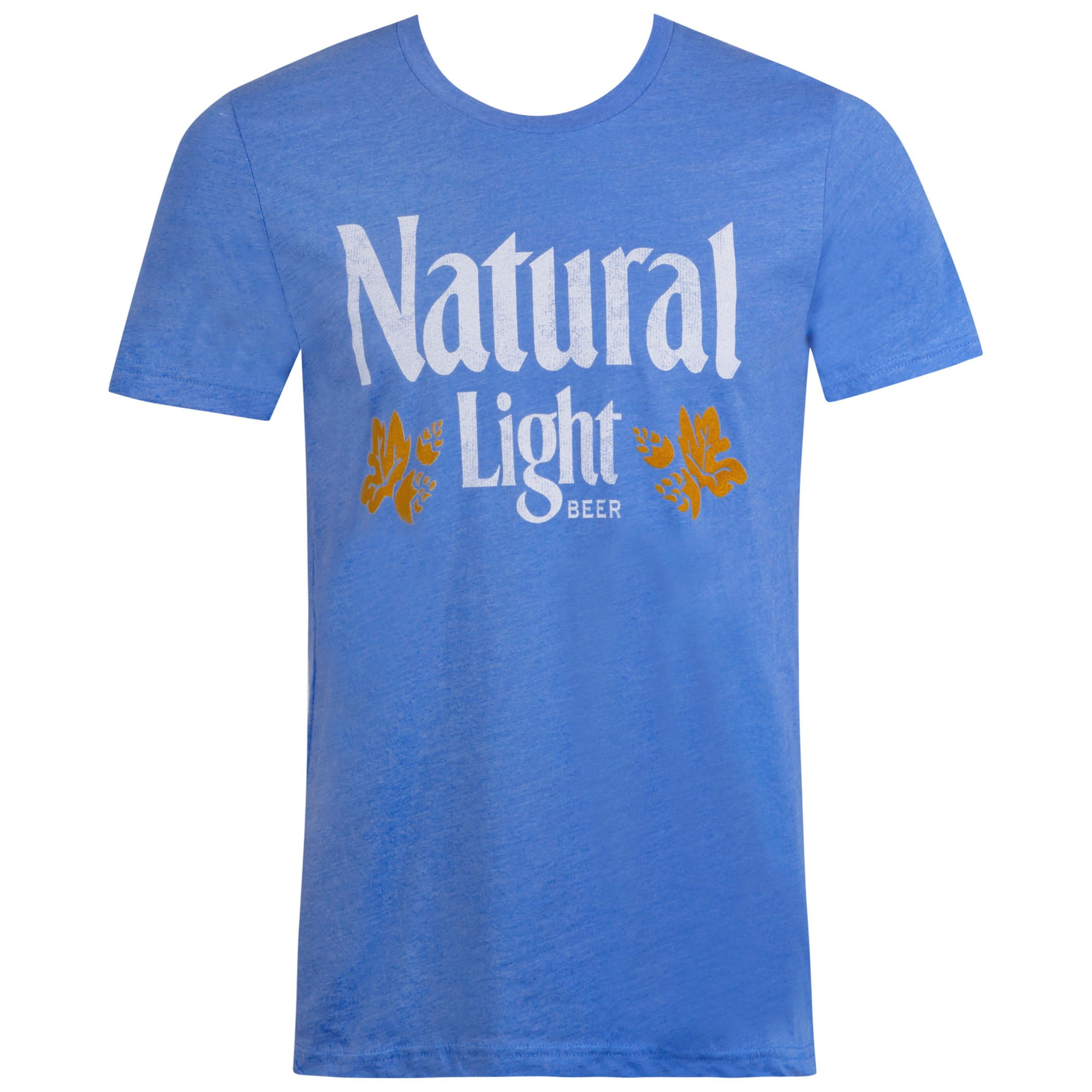 Natural Light Men's Blue Vintage Logo T 