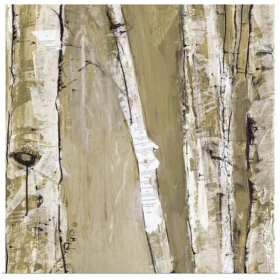 Great BIG Canvas | Rolled Kellie Day Poster Print entitled Where the Sun Sleeps I Neutral