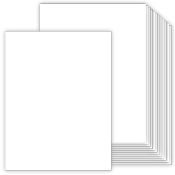 Cartulina COLOANDUS, 300 g/m², 8,5 x 11 pulgadas, 100 hojas, color blanco, 110 libras