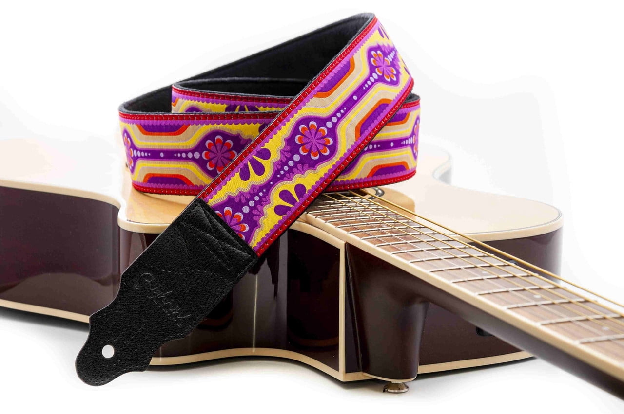 RightOn! Straps Standard Plus Laurel Guitar Strap Purple