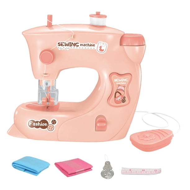 Máquina de coser portátil Vogacara para niños educativa rosa