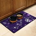 thumbnail image 3 of Pet Feeding Mat Outer Space Cute Celestial Star Constellation Moon and Stars Waterproof Absorbent Non-Slip Dog Food Mat, 3 of 7