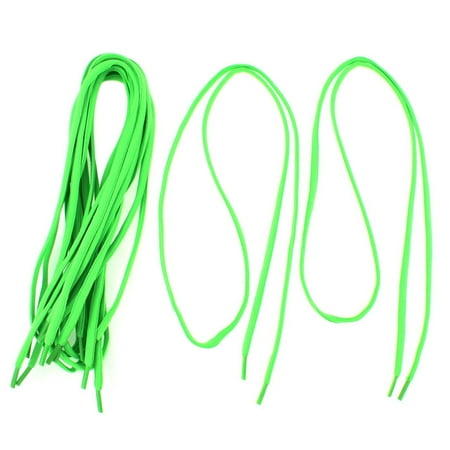 Athletic Sports Sneaker Shoe Laces String Green 43