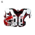 thumbnail image 1 of Car Adornment Present with Helmet Chic Sturdy Football Pendant, 1 of 4