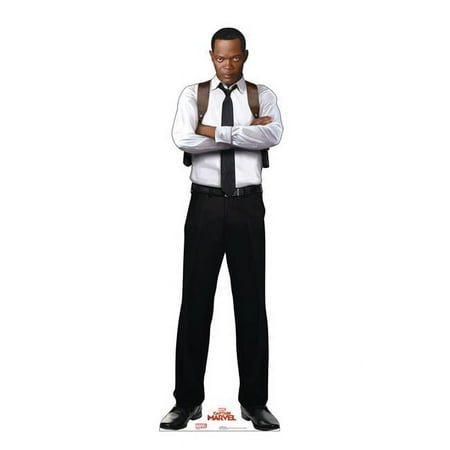 Nick Fury in Captain Marvel Cardboard Stand Up