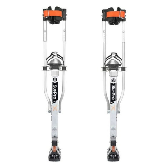 Surpro Premium Stilts Flex Foot Twin Sided Aluminum Size 26-40In