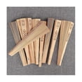 thumbnail image 5 of 40 abanicos de madera de 8 pulgadas, abanicos plegables para bodas con grabado, perfectos para cumpleaños, hogar, como se muestra, 5 of 5