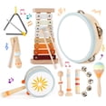 thumbnail image 1 of Instrumentos musicales M SANMERSEN Montessori de madera de 1 a 3 años, 1 of 7