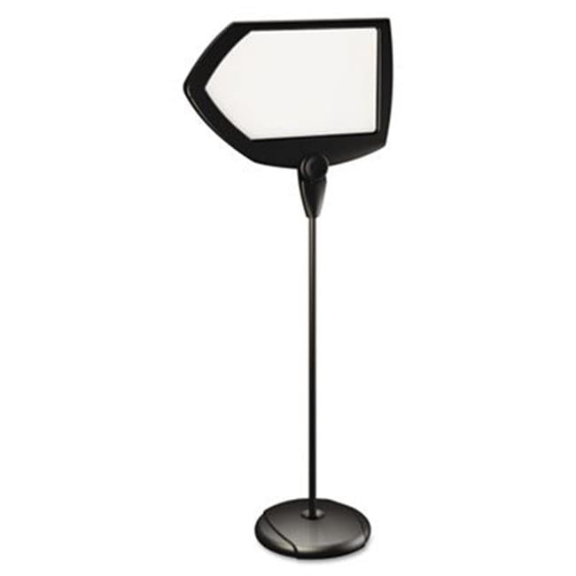 Floor Stand Sign Holder Arrow 25x17 sign 63 in. High Black Frame