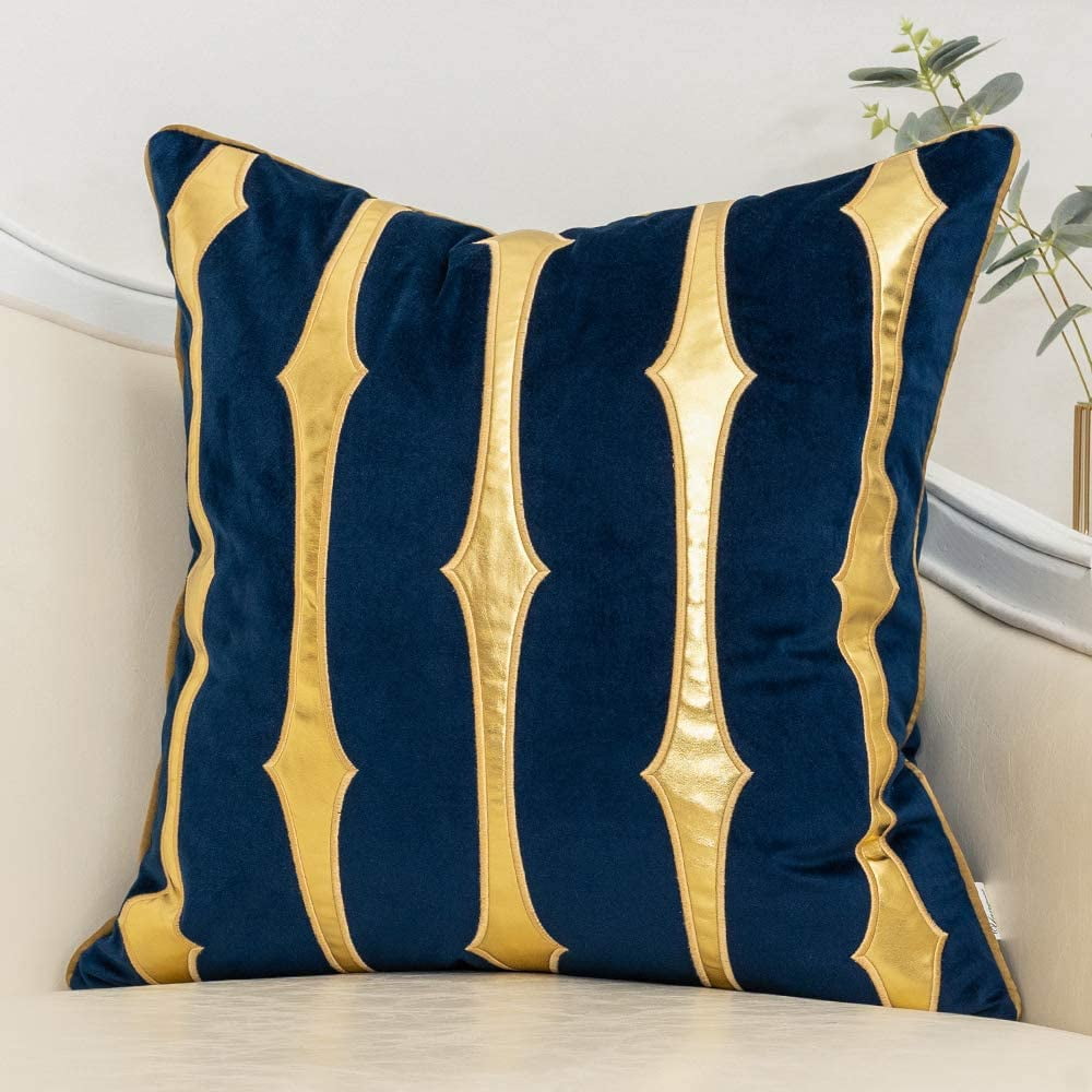 Light blue velvet throw pillows sale