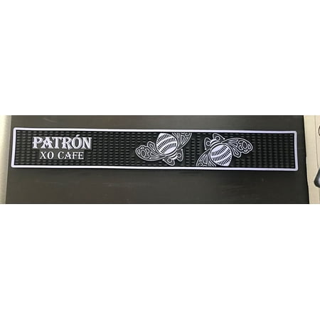 Patron Cafe Purple Black Professional Series Bar Rail Runner