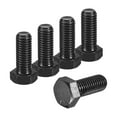 thumbnail image 1 of 5Pack M12-1.75 x 30mm Left Hand Hex Head Bolt, Black Oxide Carbon Steel Reverse Fully Threaded  Fastener Screws Bolts for Machinery, Automobiles and Construction, 1 of 6