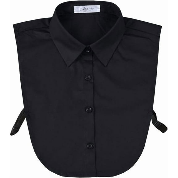 YooGuoGuo Men's Business Fake Collar Pure Cotton Dickey Collar Solid Color