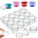 thumbnail image 2 of Organizador de cuentas transparente, juego de contenedores para almacenar cuentas con 12 cajas (1,5 x 1,5 x 1,38 pulgadas), 2 of 8