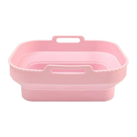 

New Food Safety Silicone Material Air Fryer Pot Special Liner Oven Microwave Baking Mats Reusable Eco-Friendly Tray Mat Tool