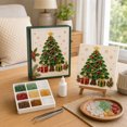 thumbnail image 2 of Sea Glass Christmas Tree Kit Christmas Decor, Sea Glass Art Kit Crafts for Adults, Resin Handmade Mosaic Art Kits for Tabletop, Home, 2 of 6