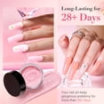 thumbnail image 3 of Set de uñas AZUREBEAUTY Pink Dip Powder, 6 colores, con kit de inicio, 3 of 7