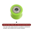 thumbnail image 4 of Unique Bargains 8mm Chain Roller Pulley Tensioner Wheel Guide Concave Type for Bike Sliding Door Green, 4 of 6