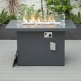 thumbnail image 5 of LeisureMod Chelsea Patio Aluminum Propane Fire Pit Table in Black, 5 of 13