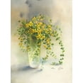 thumbnail image 2 of Besedina, Anastasiia 25x32 White Modern Wood Framed Museum Art Print Titled - Yellow Bouquet, 2 of 4