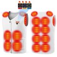 thumbnail image 4 of WDOplteas Chaleco Calefactor Eléctrico Unisex A Prueba Viento para Deportiva Senderismo (blanco XXXL), 4 of 9