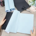 thumbnail image 3 of Suede Book Covers Notebook Wraps Rectangle Light Blue 300x1300mm, 3 of 6