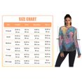 thumbnail image 3 of FORMRS Womens Long Sleeve Shirts UPF 50+ Sun Protection Quick Dry Fishing Hiking Tops, Size S-2XL, Psychedelic Jellyfish, 3 of 8
