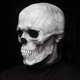 thumbnail image 1 of Skull mask with Movable Jaw Full Head Skull Mask Halloween Decoration Decoration Horror Helmet, 1 of 5