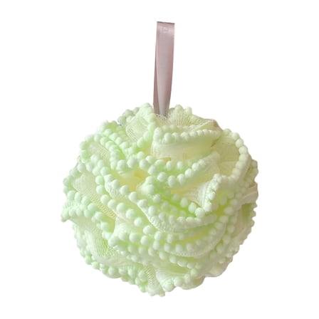 RAGUPEL Bath Shower Loofah Sponge Pouf Body Wash Scrubber,Bath Sponge Mesh Exfoliating Body Scrubber Shower Puff Ball for Women Men Kids Travel Body Wash Exfoliator